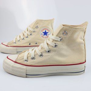 VTG CONVERSE CHUCK TAYLOR ALL-STAR HIGH TOPS SHOES SIZE Y 3.5 80s MADE IN USA